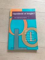 Openheid of leegte?, Boeken, Psychologie, Ophalen of Verzenden, Zo goed als nieuw, Ontwikkelingspsychologie