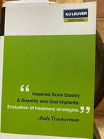 KU Leuven Andy Temmerman boek voor tandheelkunde., Ophalen of Verzenden, Nieuw, Hoger Onderwijs