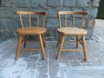 2 vintage houten kinderstoeltjes, Ophalen of Verzenden