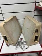 Paire d'enceintes valises Vintage - 60/70s - Design Rétro, Enlèvement, Utilisé