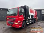DAF FAG CF75.310 6x2 - VDK Geesink, 2 compartimenten, NL Tru, Automaat, Zwart, Diesel, DAF
