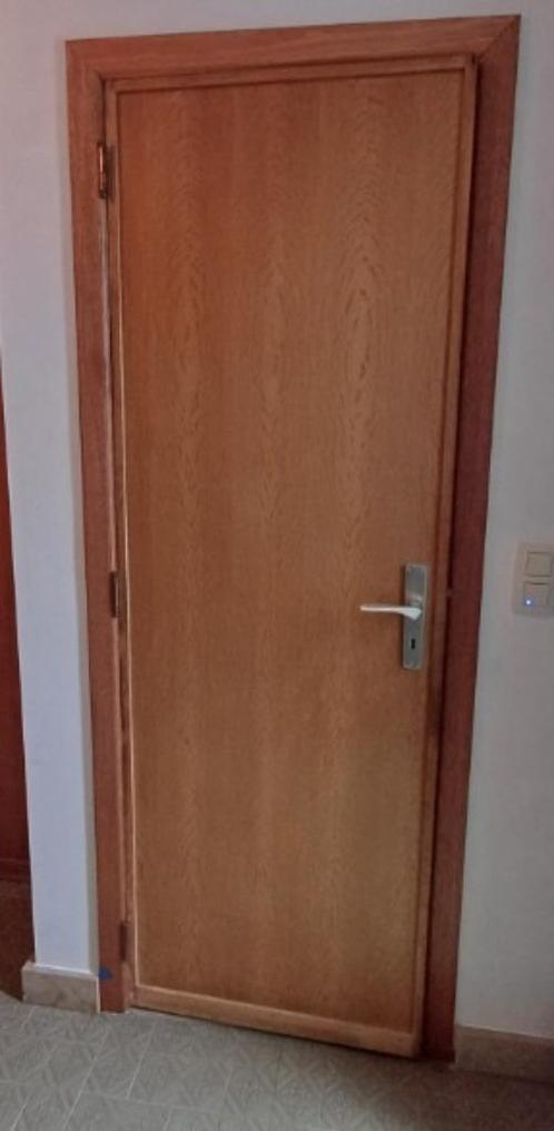 houten binnendeur, Doe-het-zelf en Bouw, Deuren en Vliegenramen, Zo goed als nieuw, Binnendeur, 200 tot 215 cm, Minder dan 80 cm
