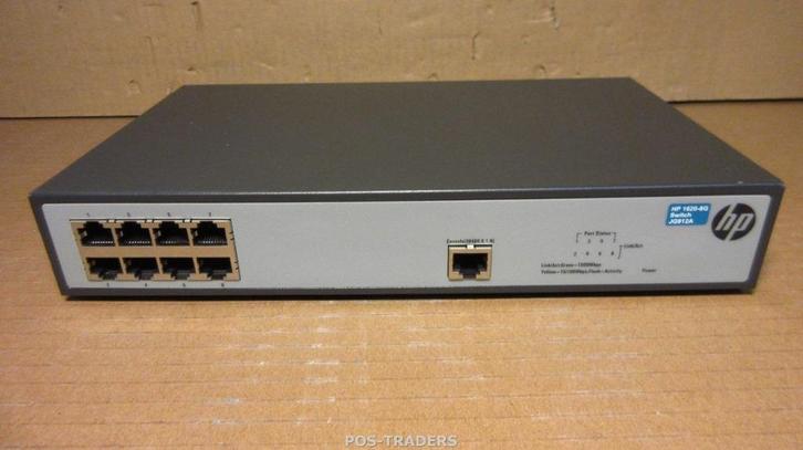 HP 1620-8G Switch (JG912A), Computers en Software, Netwerk switches, Gebruikt, Ophalen