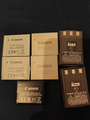 Batterie pour appareil photo Canon, Lumix, Sony, ... 10€/u beschikbaar voor biedingen
