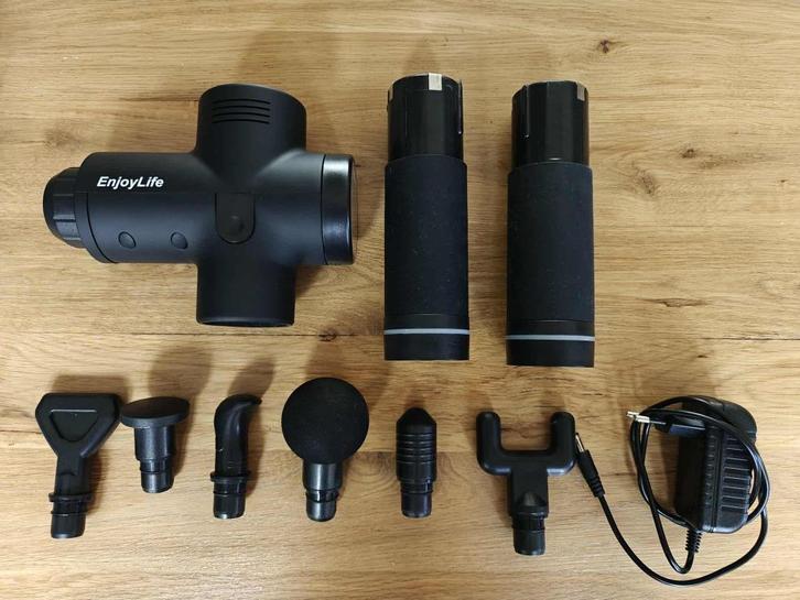 EnjoyLife  Massage Gun with extra battery, Sport en Fitness, Massageproducten, Zo goed als nieuw, Apparaat, Ophalen of Verzenden