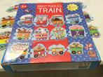 Kiddy kinderpuzzel train 123, Enlèvement, 10 à 50 pièces, Comme neuf, 2 à 4 ans