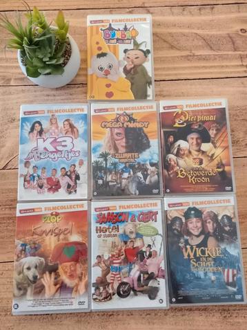 dvd pakket studio 100 (samson, bumba, plop, k3, ...) beschikbaar voor biedingen