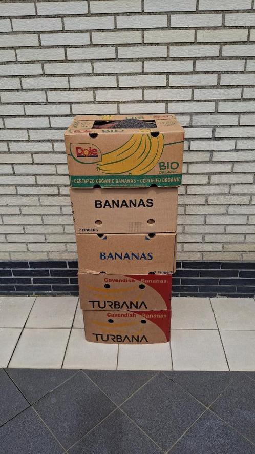 Bananendozen 5 stuks., Diversen, Rommelmarktspullen, Gebruikt, Ophalen