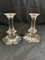 Een paar Val St Lambert Elysée kandelaars, Antiek en Kunst, Ophalen of Verzenden