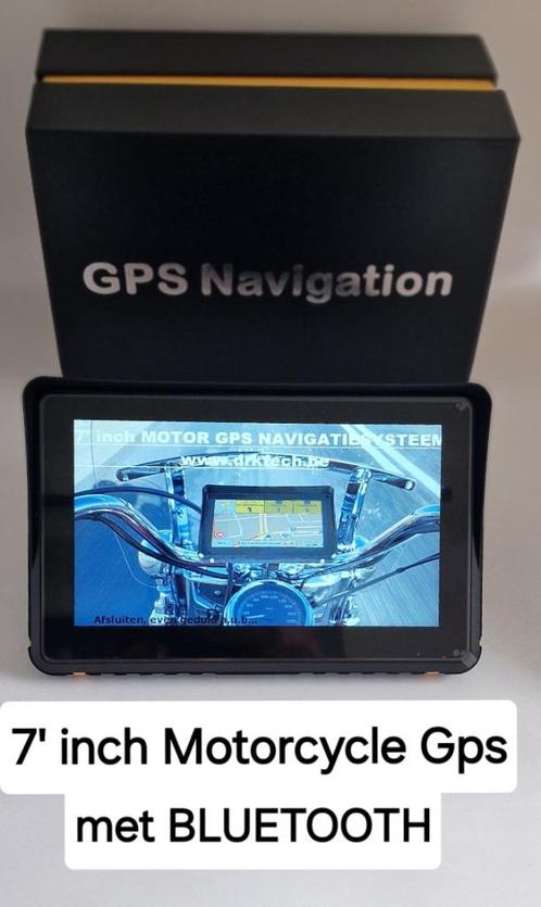 7' inch MOTOR GPS Navigatie Waterdicht IGO Eu Map.BLUETOOTH, Motos, Accessoires | Systèmes de navigation, Neuf, Enlèvement ou Envoi