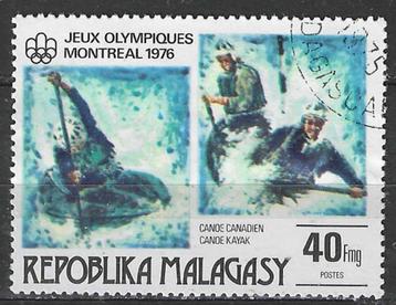 Madagascar 1976 - Yvert 578 - Olympische Spelen - 40 f. (ST) beschikbaar voor biedingen