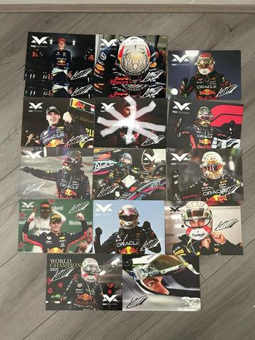 Max Verstappen Shopkaarten Fankaarten Handtekening 