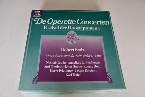 DE OPERETTE CONCERTTEN - 17 LANGSPEELPLATEN, Muziek en Instrumenten, Overige Muziek en Instrumenten, Gebruikt, Ophalen