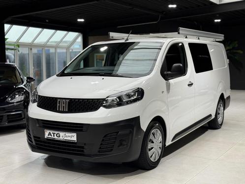 Fiat Scudo 2.0 JTD L3 LONG DOUBLE CABINE TVAC 6 PL BOITE AUT, Auto's, Fiat, Bedrijf, Te koop, Scudo, ABS, Achteruitrijcamera, Airbags