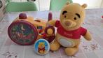Winnie the Pooh (knuffel met druk)lichtje en wekkerradio, Ophalen of Verzenden, Gebruikt