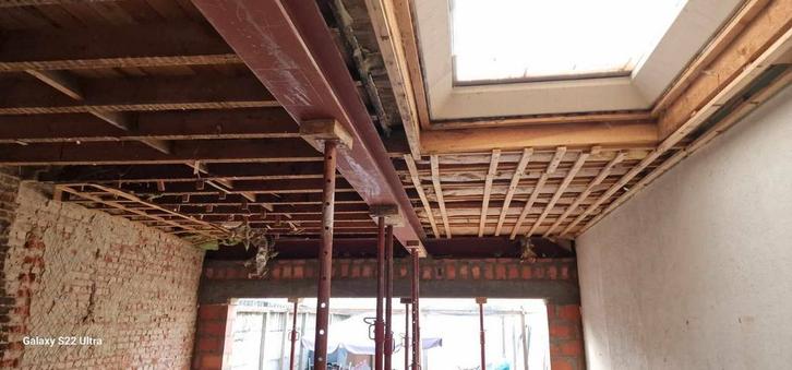 Bijbouw werken.poutrel plaatsen werken.0466445657, Doe-het-zelf en Bouw, Isolatie en Afdichting, Ophalen of Verzenden