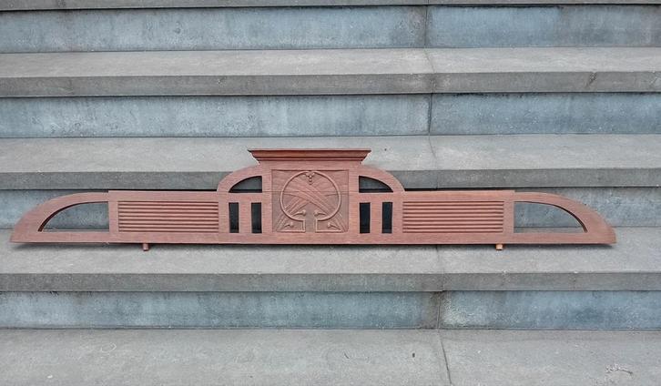 Houten ornament voor kast, japandi stijl, Antiek en Kunst, Antiek | Meubels | Kasten, Ophalen