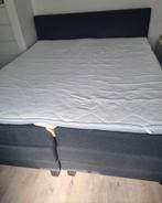 Electrische boxspring 180x200 met nieuwe topper en matraswig, Huis en Inrichting, Slaapkamer | Boxsprings, Ophalen, Zwart, Tweepersoons