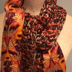 Sjaal in zijde en wol van Amet & Ladoue, Kleding | Dames, Mutsen, Sjaals en Handschoenen, Ophalen of Verzenden, Zo goed als nieuw