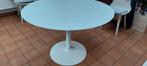 Witte ronde tafel, Huis en Inrichting, Ophalen, Gebruikt, Rond