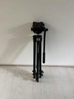 Manfrotto 055DB statief met 501 head, Audio, Tv en Foto, Fotografie | Statieven en Balhoofden, Ophalen of Verzenden, Zo goed als nieuw
