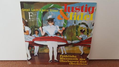 Seppl Lechl & Seine Bläser – Lustig & Fidel (Fröhliche Blasm, Cd's en Dvd's, Vinyl | Overige Vinyl, Zo goed als nieuw, 10 inch