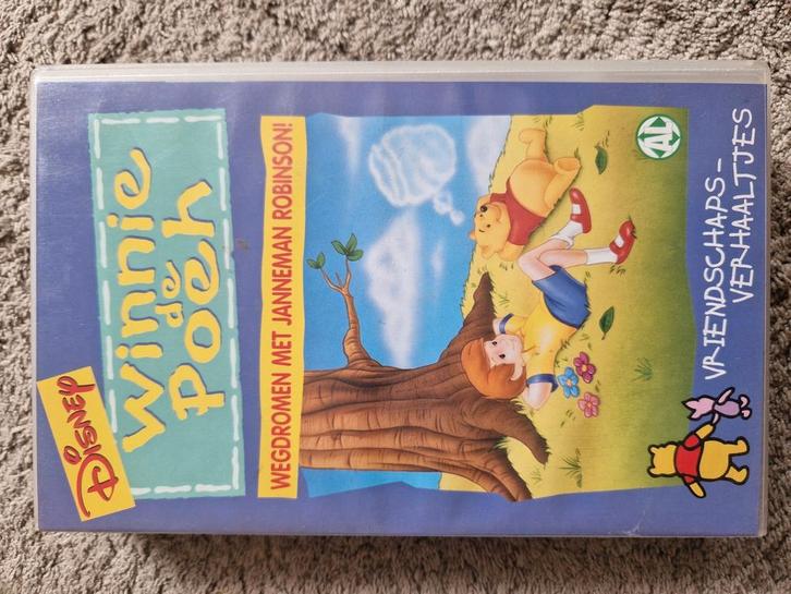 Winnie de Poeh VHS - Wegdromen met Janneman Robinson, Cd's en Dvd's, VHS | Kinderen en Jeugd, Zo goed als nieuw, Tekenfilms en Animatie