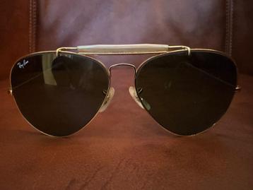 Vintage B&L Ray-Ban Aviator Outdoorsman 62mm zonnebril O21 beschikbaar voor biedingen