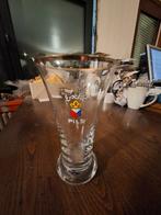 Exki Pils Br Imperial 4 glas, Verzamelen, Verzenden, Gebruikt, Glas of Glazen, Overige merken