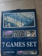 7-in-1 Glazen spellen Set, 1 ou 2 joueurs, Enlèvement ou Envoi, Comme neuf