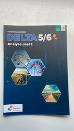 Delta 5/6 Analyse deel 2, Boeken, ASO, Wiskunde A, Plantyn, Nieuw
