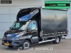 Iveco Daily 35C21 3.0L 210PK Automaat Schuifzeilen Laadklep, Auto's, Stof, Euro 6, 4 cilinders, Zwart