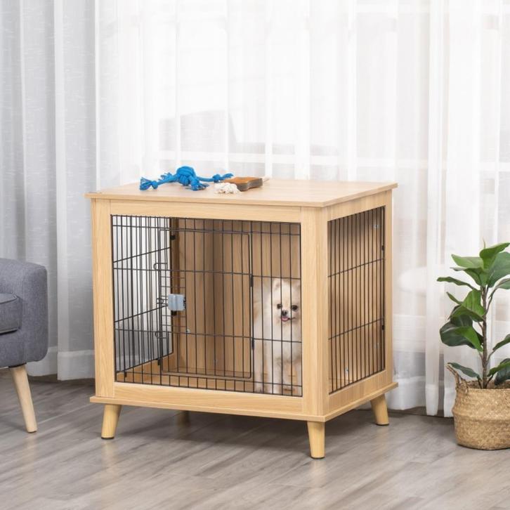 Honden Bench met Tafeloppervlak 81 cm x 58,5 cm x 76 cm, Dieren en Toebehoren, Hondenbenches, Nieuw, Verzenden
