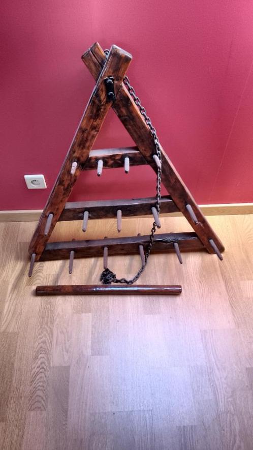 À vendre : Herse décorative en bois (rénovée), Antiek en Kunst, Curiosa en Brocante, Ophalen