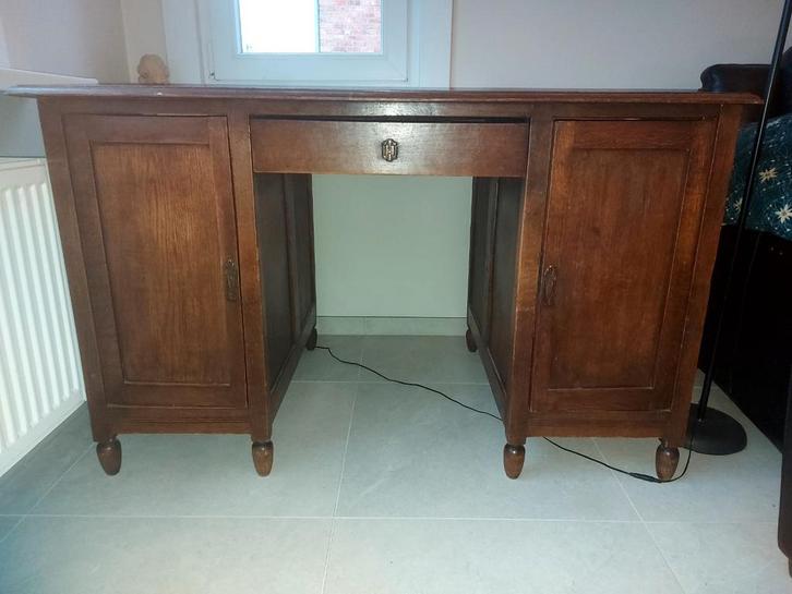 Bureau 128x77x80 en bois, Maison & Meubles, Bureaux, Utilisé, Bureau, Enlèvement