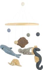 Mobile + geluidsdoosje + parkbevestiging, Kinderen en Baby's, Ophalen, Zo goed als nieuw, Mobiel, Met geluid