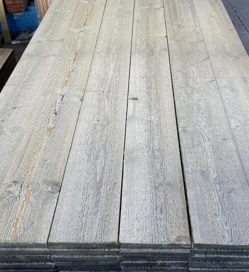 Barnwood I Verouderd steigerhout I steigerplanken grijs 15mm, Doe-het-zelf en Bouw, Hout en Planken, Nieuw, Plank, Steigerhout