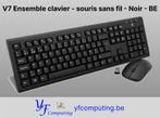 V7 Ensemble clavier - souris sans fil - Noir - BE, Neuf, Enlèvement ou Envoi, Azerty, V7