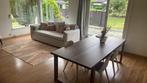 IKEA Eettafel - Eikenfineer, bruin gelazuurd (220 x 100 cm), Ophalen, 200 cm of meer, 50 tot 100 cm, Zo goed als nieuw