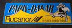 Vintage sticker Rally Parijs Dakar Rucanor team jaren 80, Verzamelen, Ophalen of Verzenden, Zo goed als nieuw, Auto of Motor