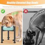 Verhoogde hondenbak | in hoogte verstelbaar | Nieuw, Dieren en Toebehoren, Hondenvoerbakken en Drinkbakken, Verstelbaar, -, Verzenden