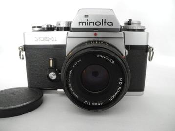 Minolta XE1 met 45 F2 pancake-lens beschikbaar voor biedingen