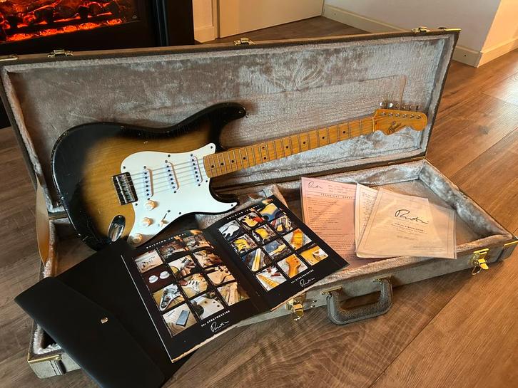 Rizzato's ’54 Stratocaster Hardtail (Koop / Ruilen), Muziek en Instrumenten, Snaarinstrumenten | Gitaren | Elektrisch, Gebruikt