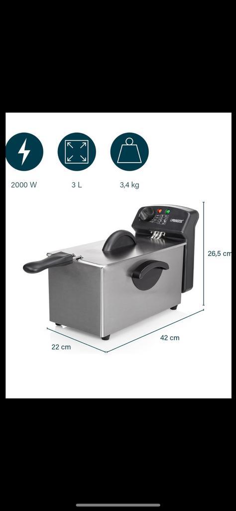 Friteuse, Elektronische apparatuur, Frituurpannen, Gebruikt, 3 tot 4 liter, Ophalen of Verzenden