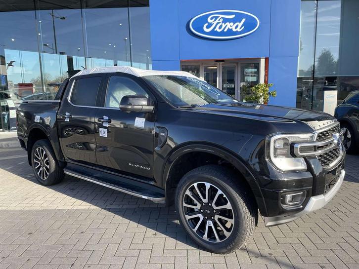 Ford Ranger Ford Ranger Dubbele Cabin Platinum 3.0 Ecobleu 2, Auto's, Ford, Te koop, Ranger, 4x4, ABS, Achteruitrijcamera, Airbags