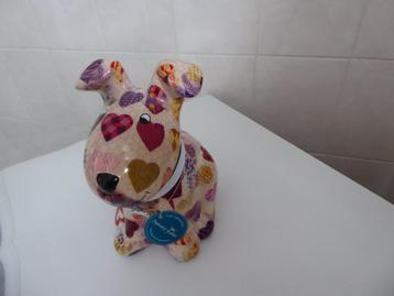 Mooie decoratieve spaarpot „Pomme-Pidou”: kleine hond 