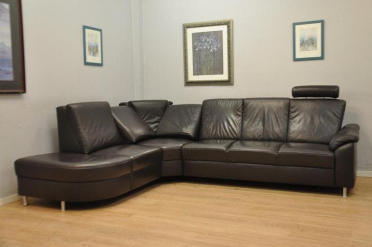 Très beau salon CUIR 225x285cm carré moderne, Huis en Inrichting, Zetels | Zetels, Gebruikt, Leer, Ophalen