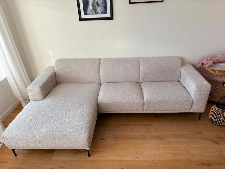 Zetelbank met longchair, Huis en Inrichting, Zetels | Complete zithoeken, Ophalen