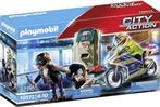 PLAYMOBIL Politieagent met motor en dief GRATIS LEVERING, Kinderen en Baby's, Speelgoed | Playmobil, Verzenden, Nieuw, Complete set