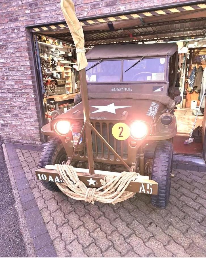 Jeep willys, Auto's, Jeep, Particulier, Overige modellen, 4x4, Benzine, Euro 1, Overige carrosserie, 2 deurs, Handgeschakeld, Groen